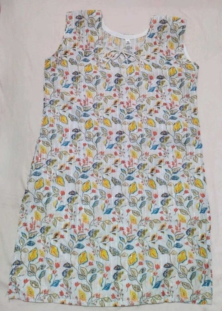 Floral Print Sleeveless Dress