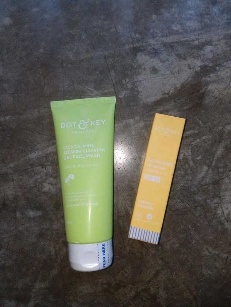 Dot And Key Face Wash &amp; Lip Balm