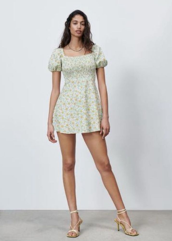 Zara Linen Blend Dress