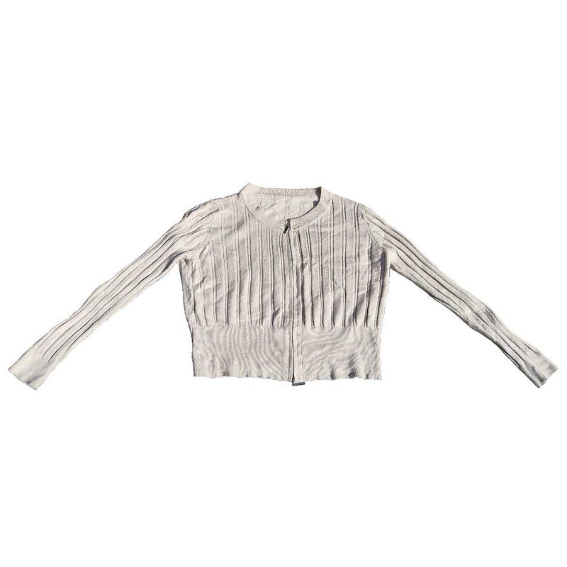 Women Solid V- Neck Grey Sweater