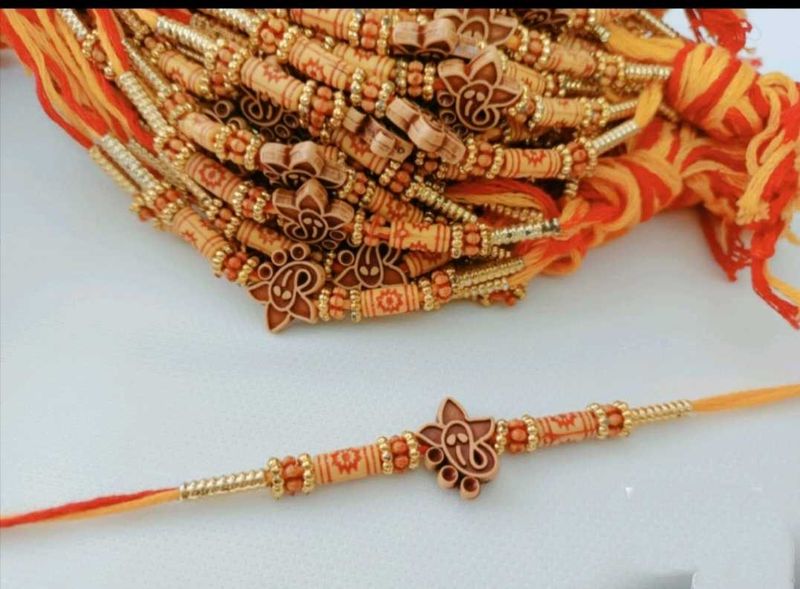 Handcrafted Rakhi With Roli Chawal