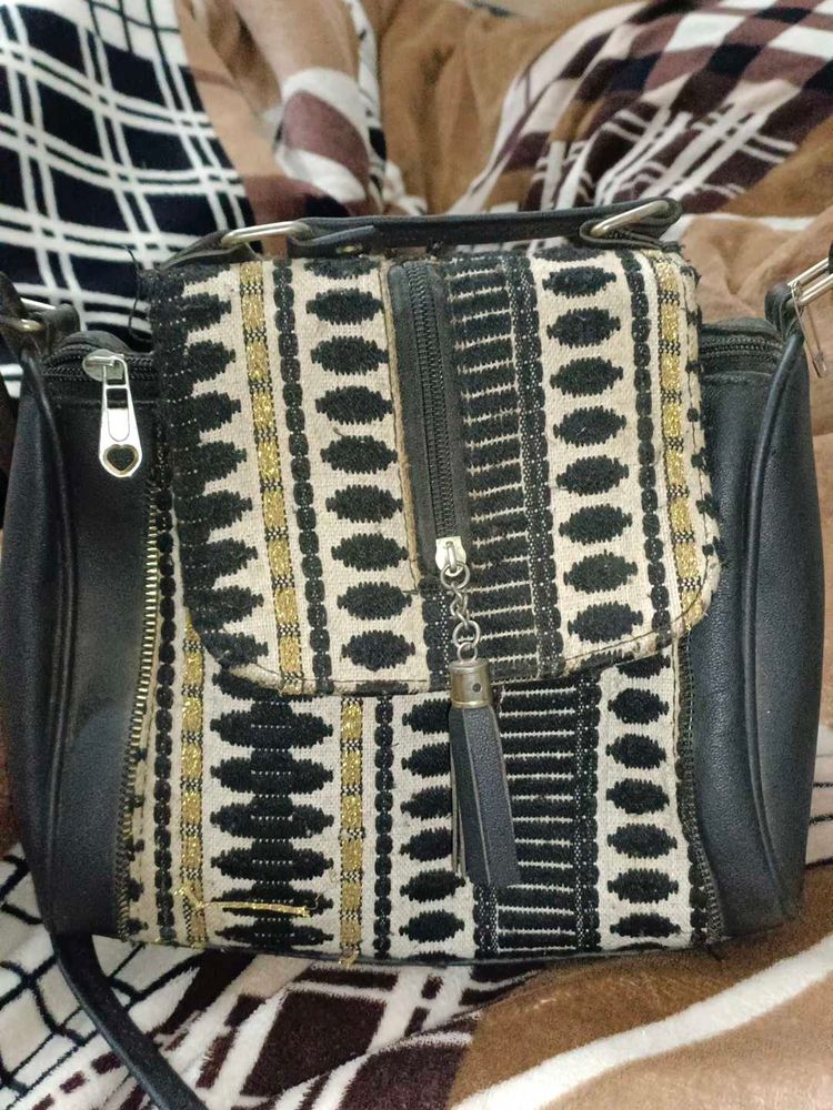 Patterned Crossbody Bag