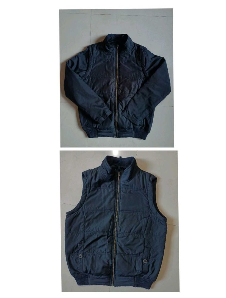 Convertible Parka Jacket Mens Size L, XL