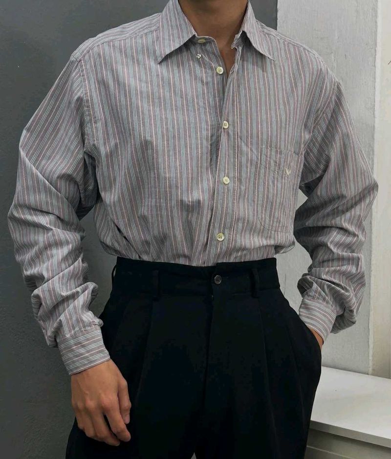 @emporioarmani vintage plaid shirt