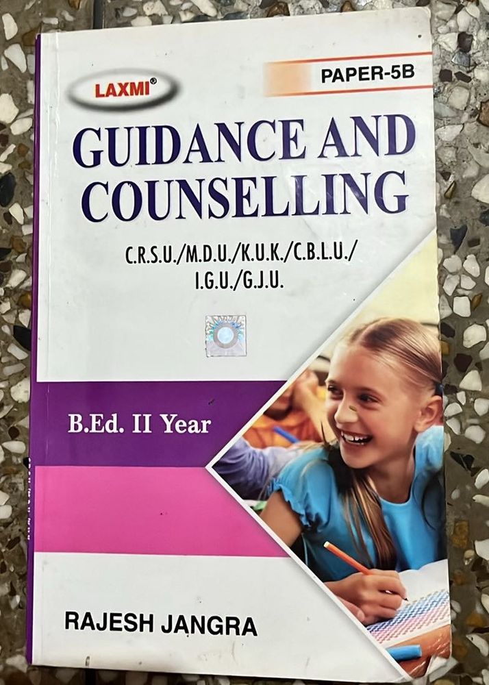 Guidance and Counselling - B.Ed. II Year Textbook