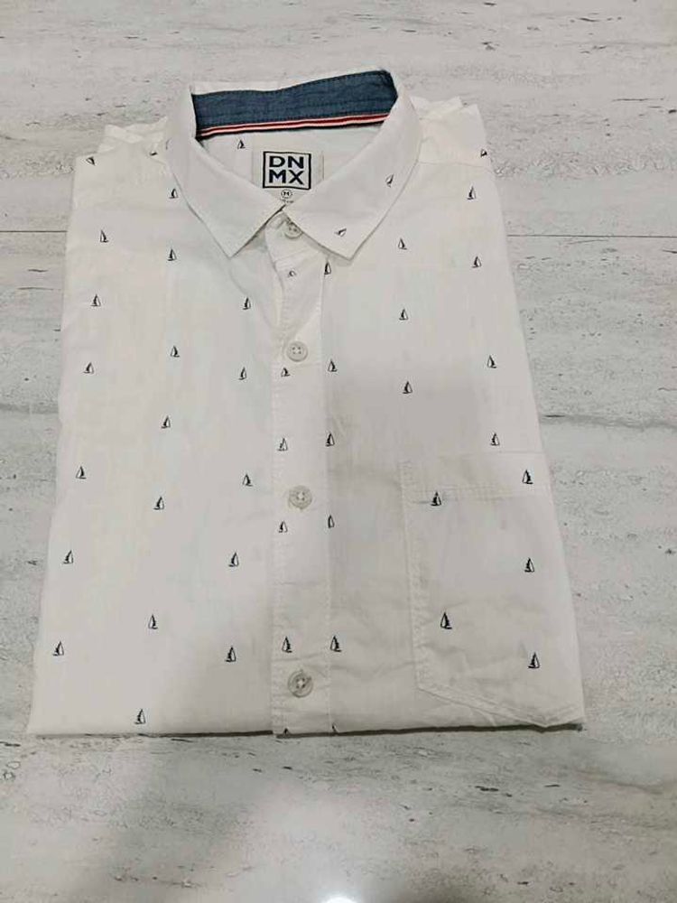 Stylish Cotton Half-White Shirt
