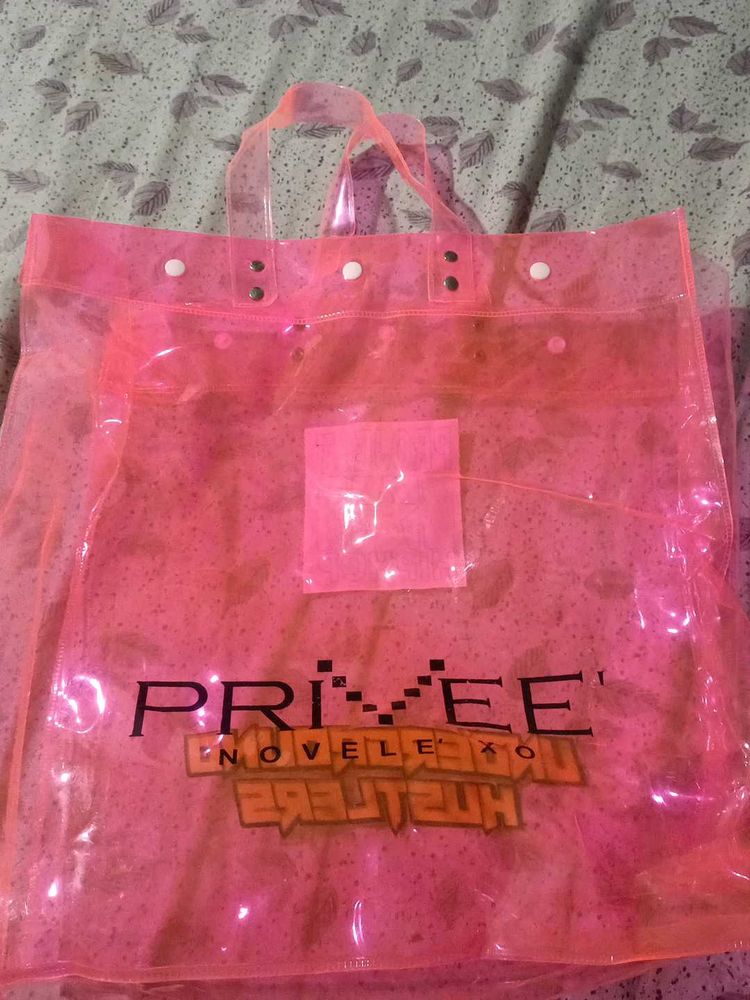 Pink Tote Bag