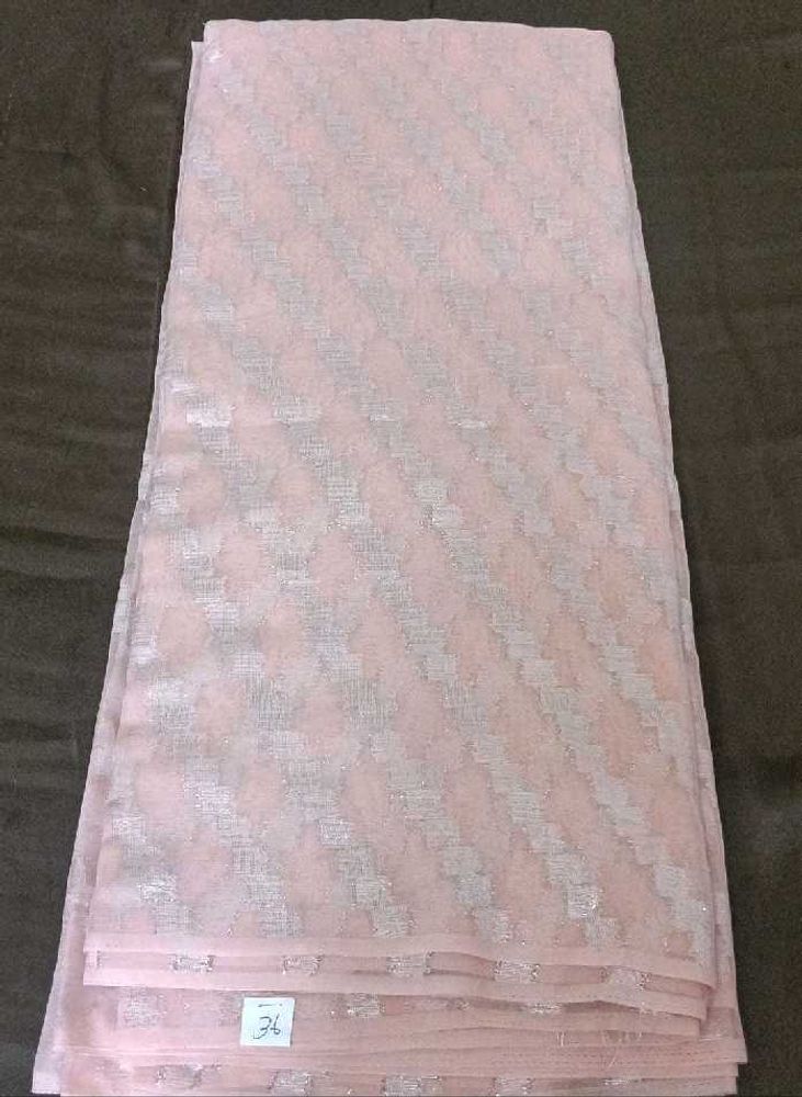 Pink jari saree