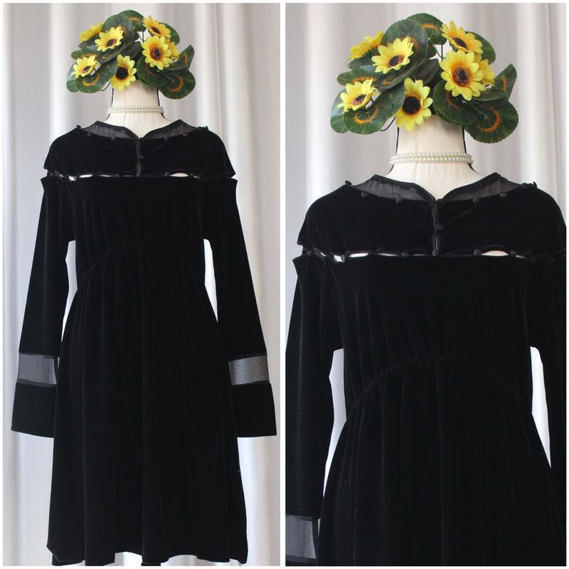 Korean Velvet Dress