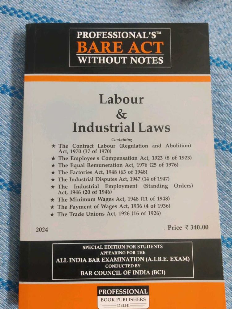 Labour &amp; Industrial Laws
