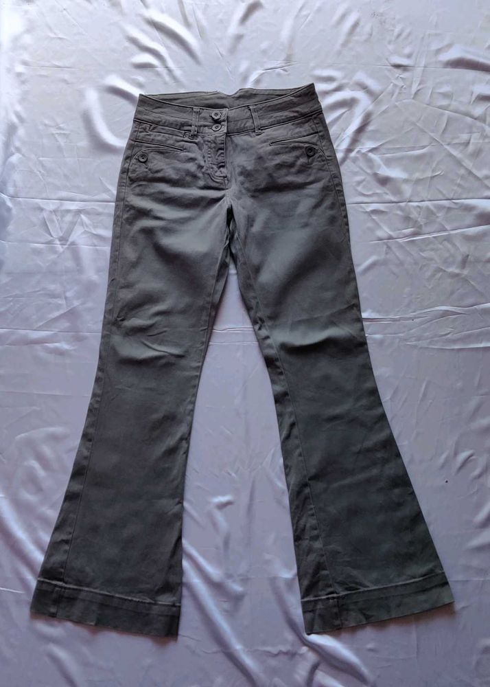 Bell Bottom Grey Pant