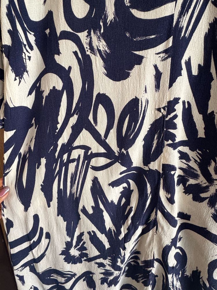 Abstract Print Dress