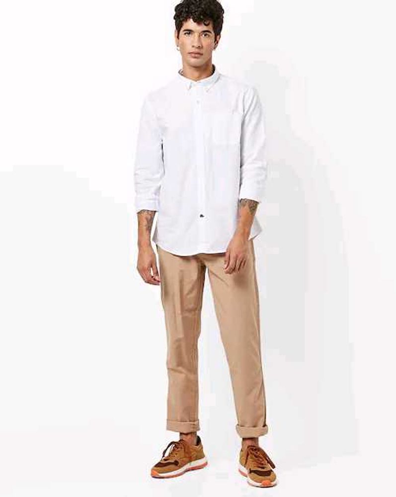Men's White Oxford Shirt