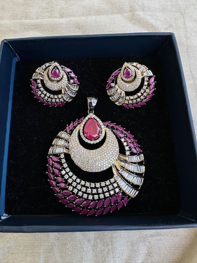American Diamond Elegant Necklace Set