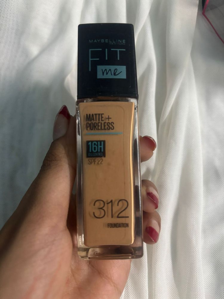 Combo Maybelline Fit Me Foundation &amp; Powder Puff