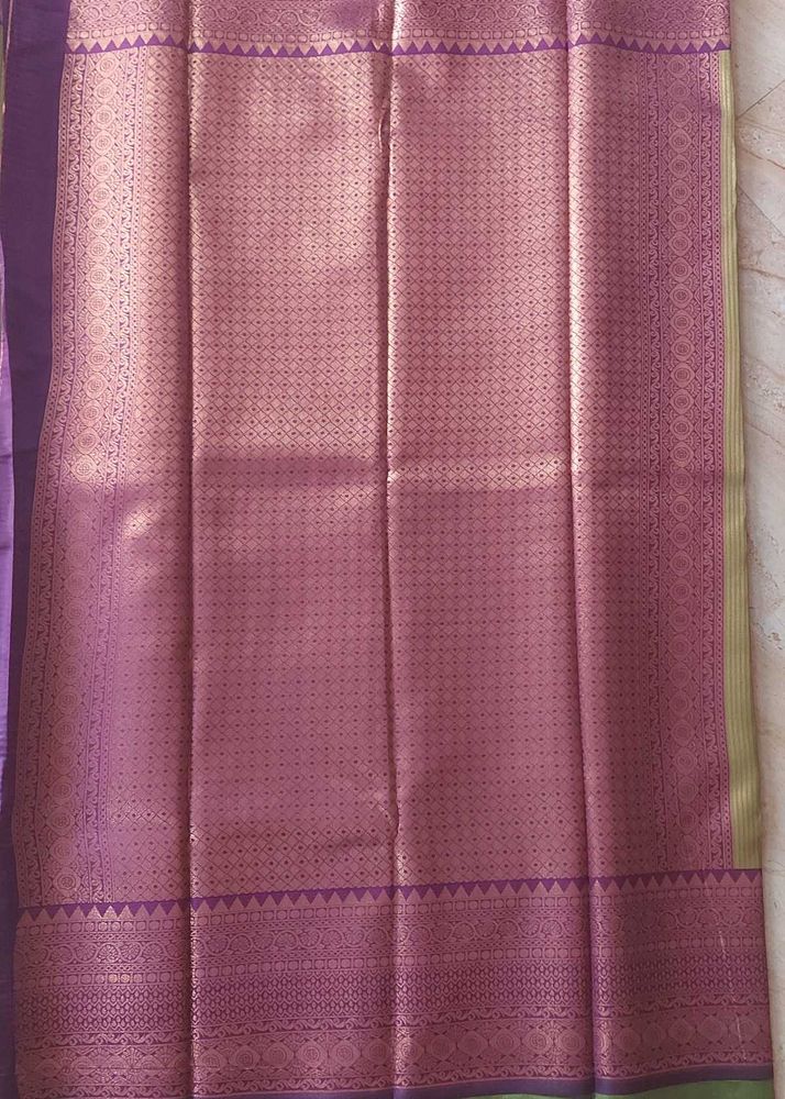 Purple Olive  Saree