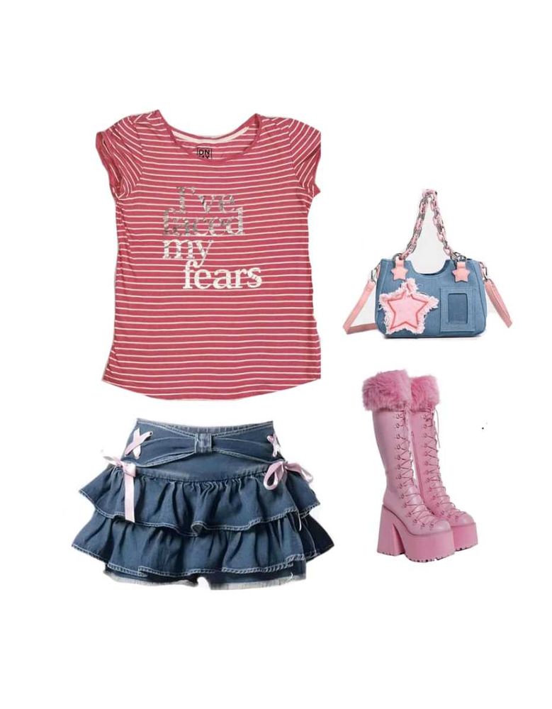 Pink Striped t-Shirt