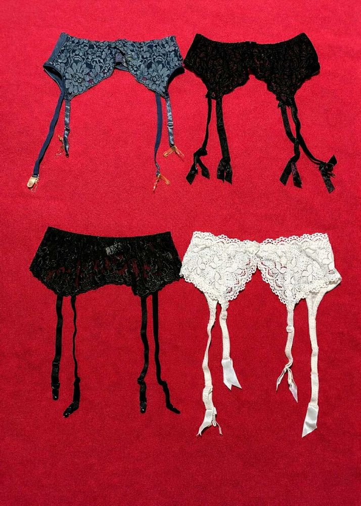 Sexy Lace Garter Belt Combo (Pack of 4)