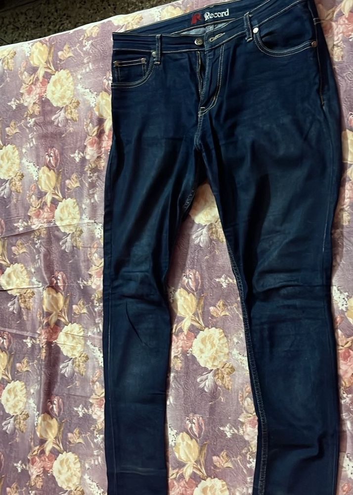 Dark Blue Denim Jeans