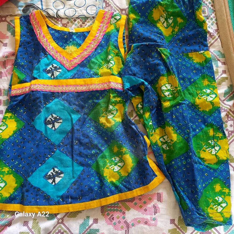3 To 4 Year Girl Kurta Salwar