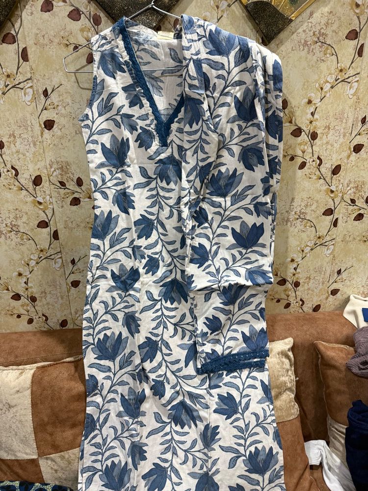 Floral Print Kurta Set