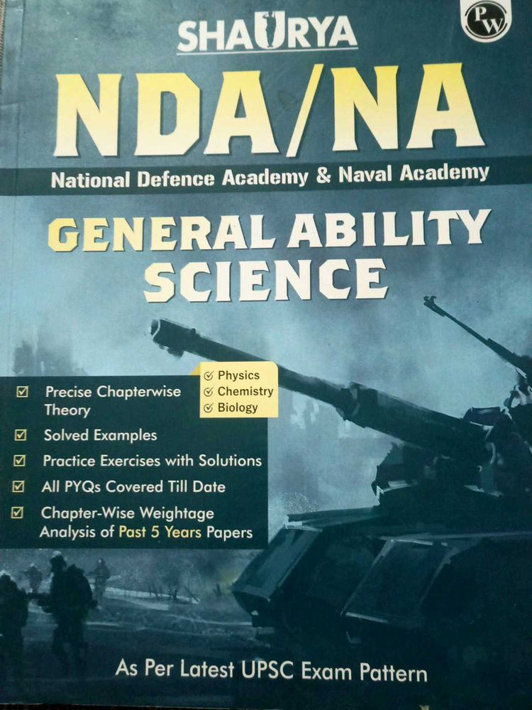 NDA/NA General Ability Science Book