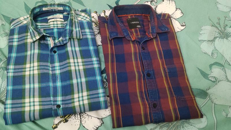 Price Drop!!!!Combo Of 2 Blackberry Shirts For Men