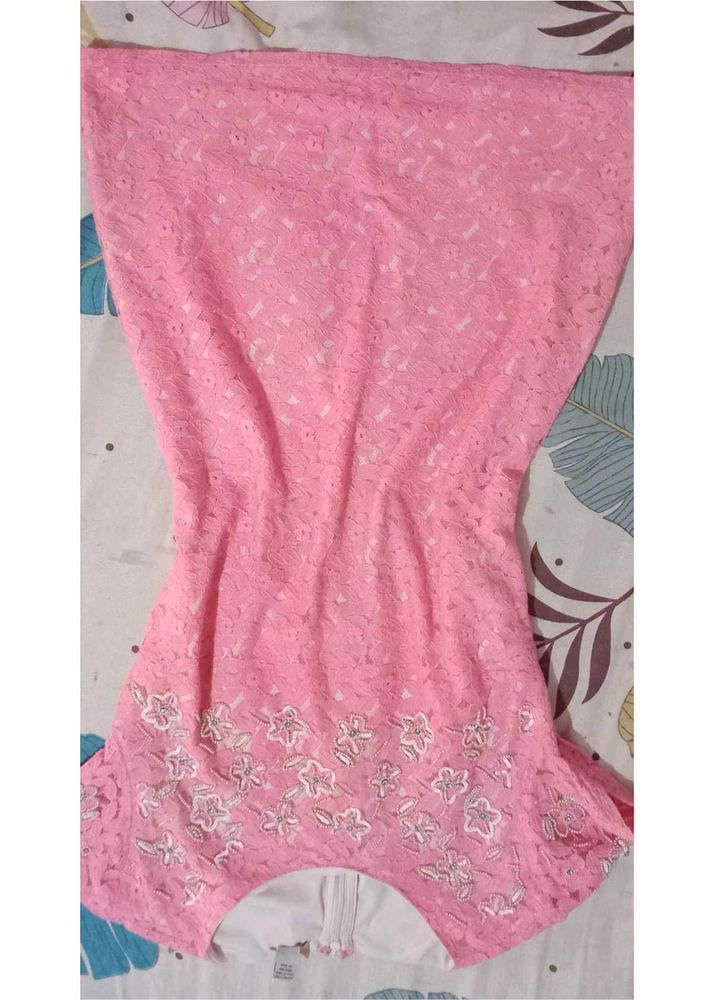 Pink Lace Dress