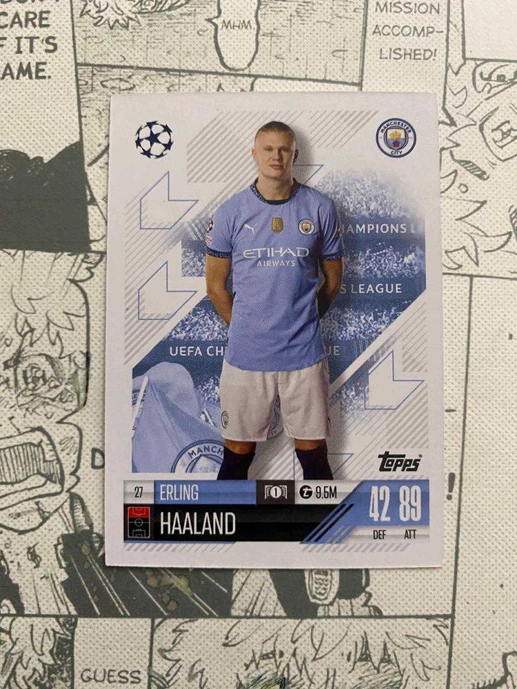 Erling Haaland Match Attax Base Card