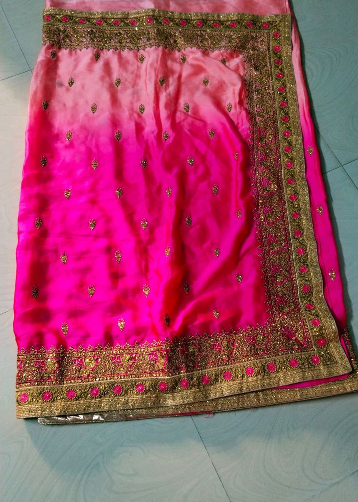 Full Designer Women Georgette Saree