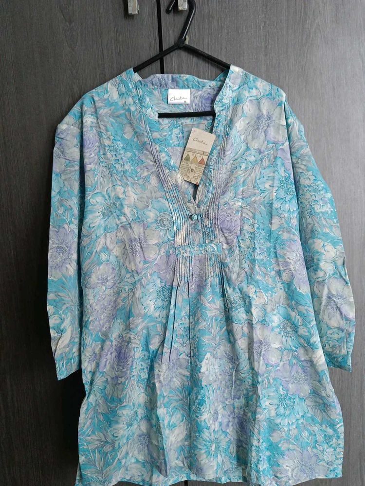 Floral Kurti With Tags