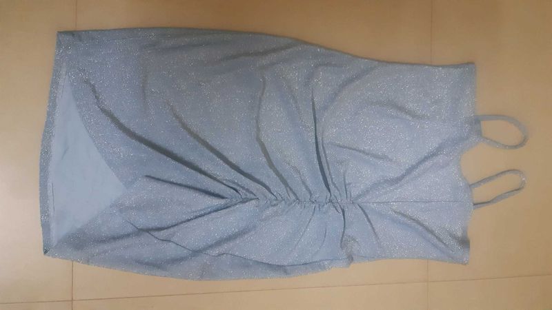 Sparkly Blue Mini Dress