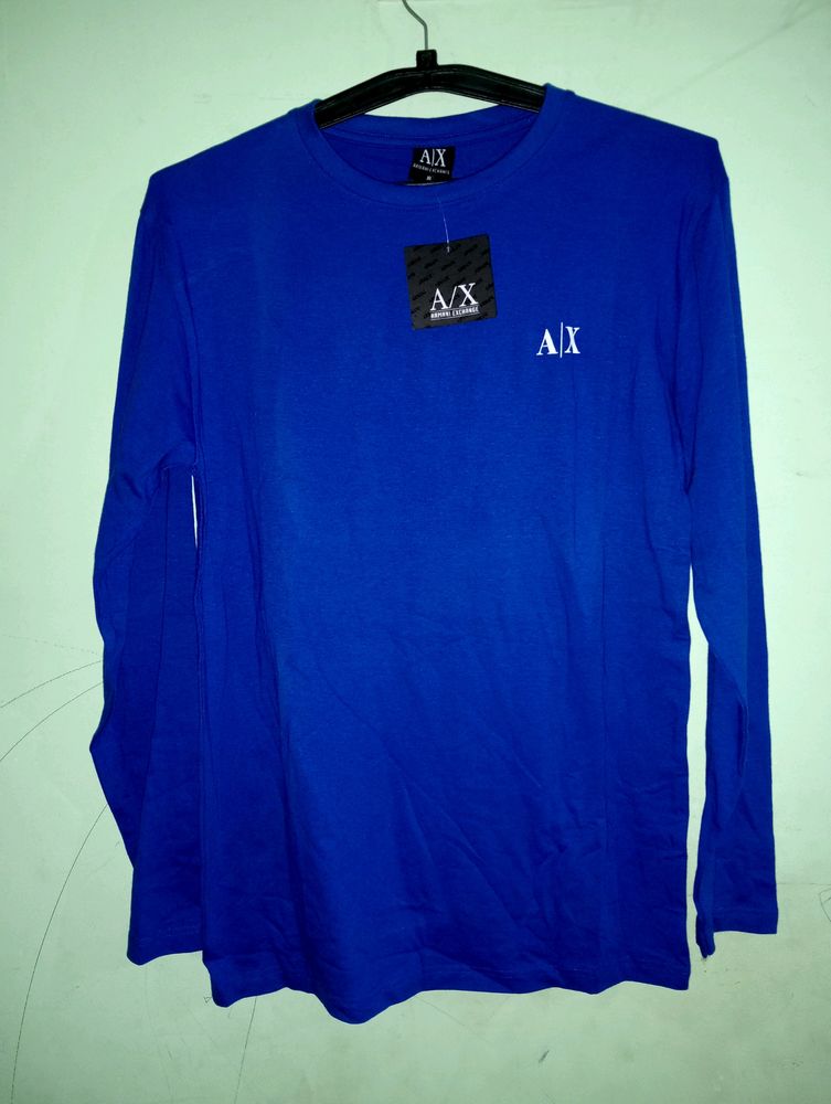 Blue Full Sleeve T Shirt