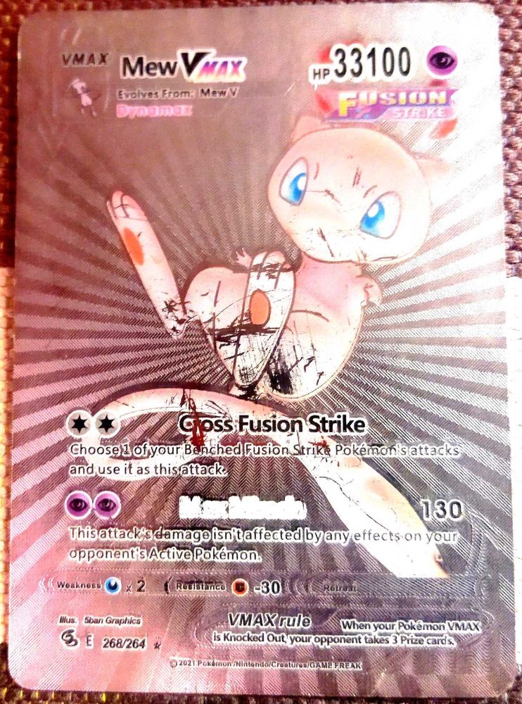 Mew VMAX Pokemon Card