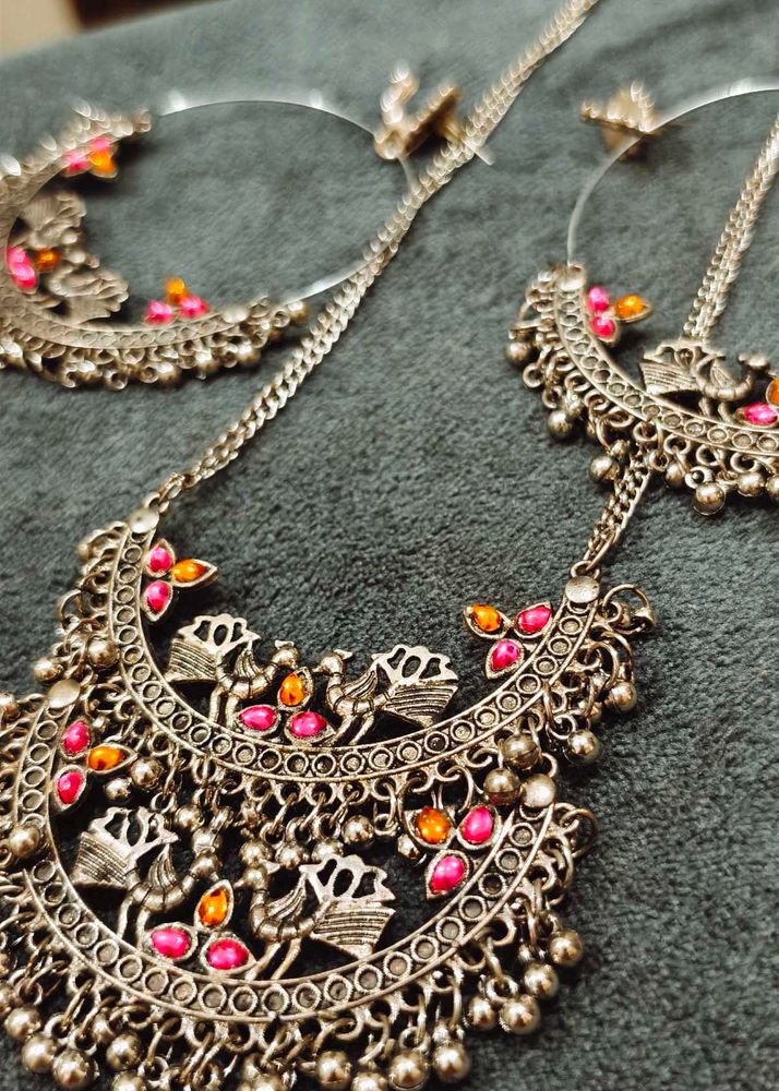 Silver Indian Jewelry Set