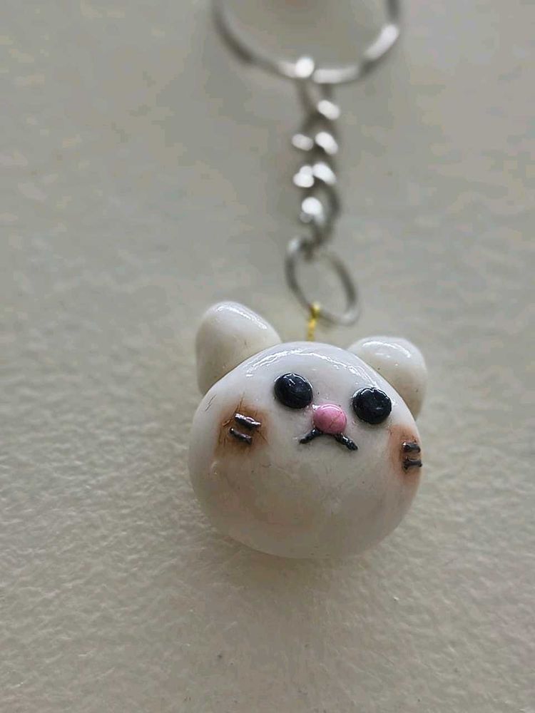 Handmade Cute Clay Keychains | Adorable Animal Cha