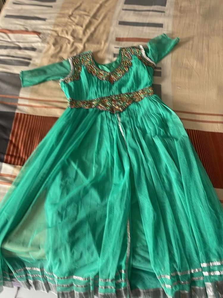 Green Ethnic Gown