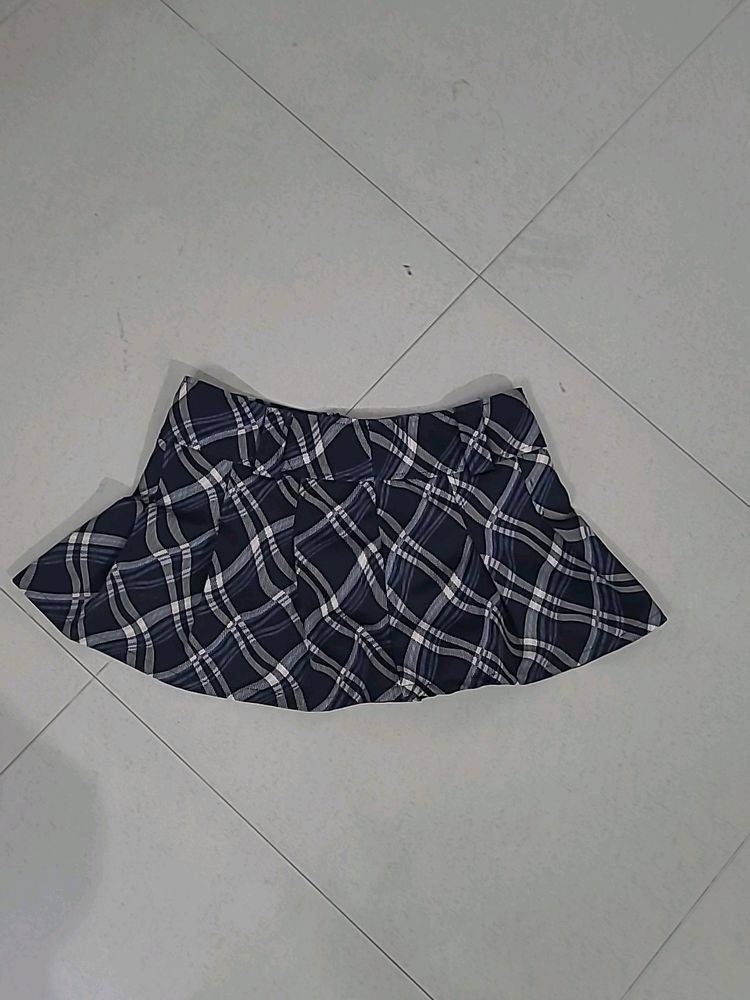 Urbanic Plaid Mini Skirt