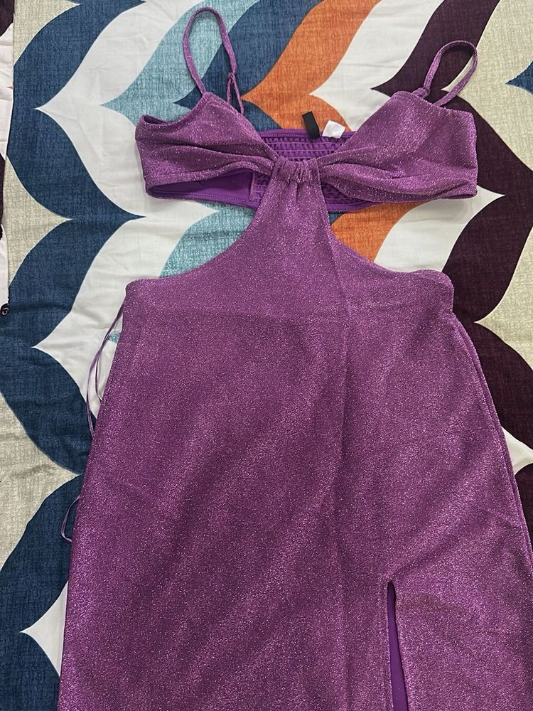 Sparkly Purple Party Dress