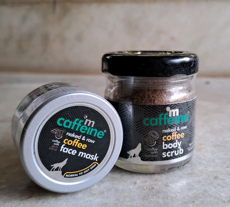 Mcaffeine De-Tan Combo Of Scrub &amp; Mask