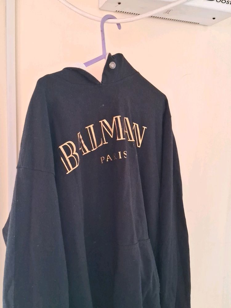 Balmain Black Hoodie