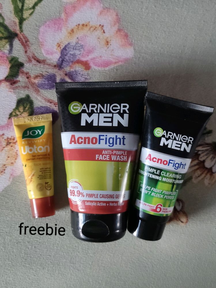 Garnier Men Face Wash And Moisturizer Combo