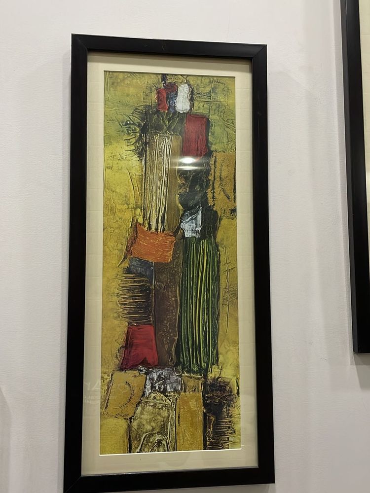 Abstract Figure Framed Art