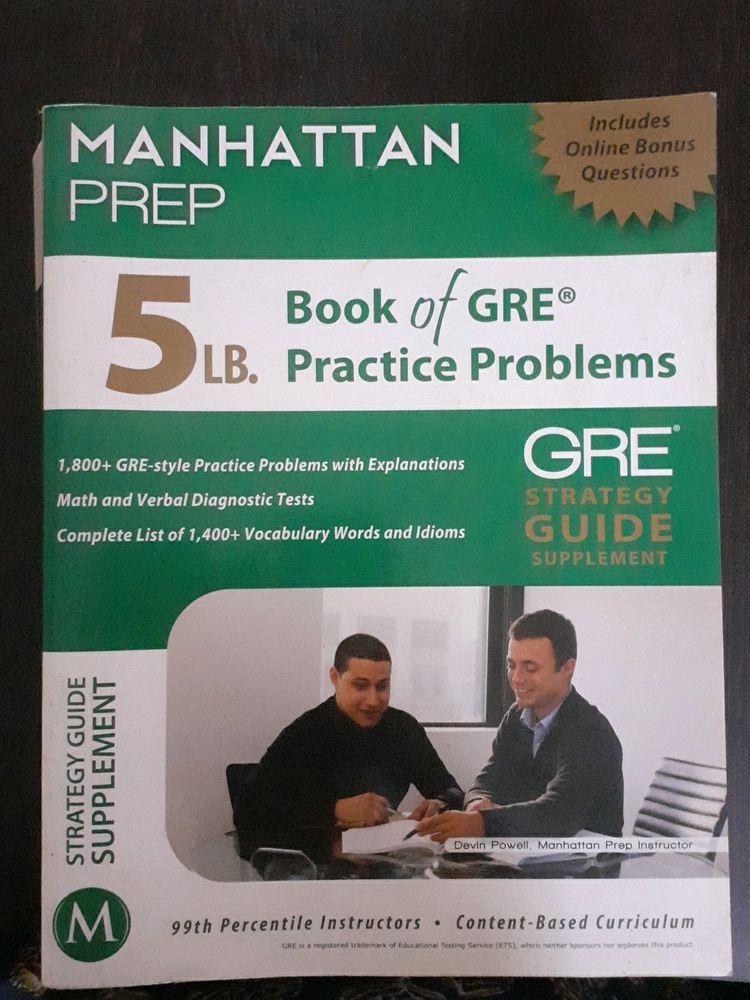 Manhattan 5lb GRE Preparation Book