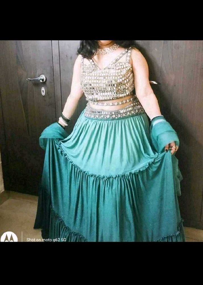 💚 Celibrity Style Designer Lahenga 💚