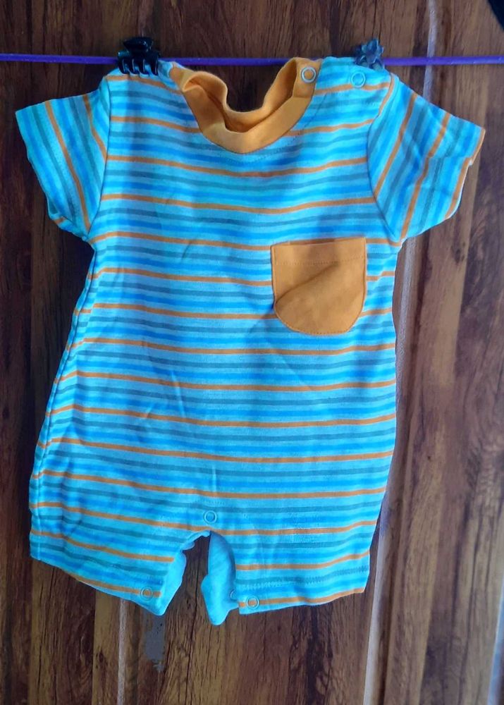 Striped Baby Romper