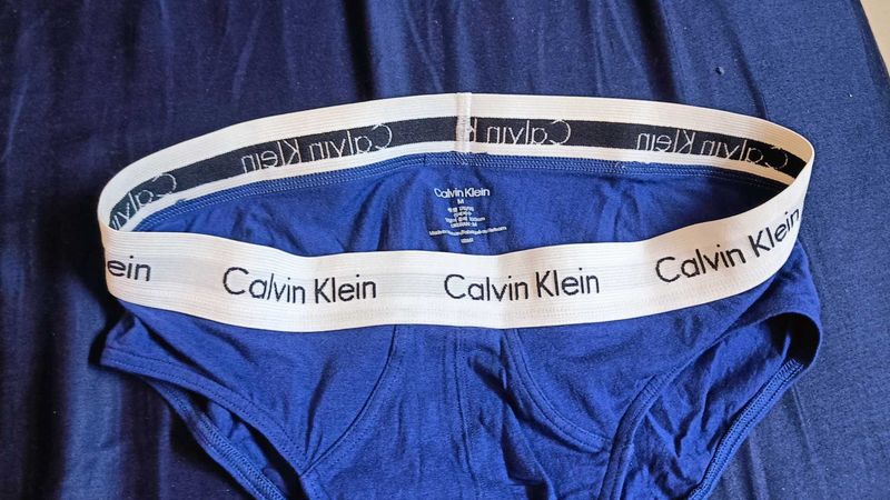 Calvin Klein classic navy blue Brief, size M