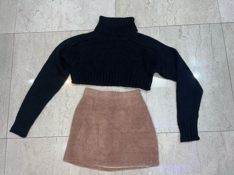 Sweater &amp; Skirt Set