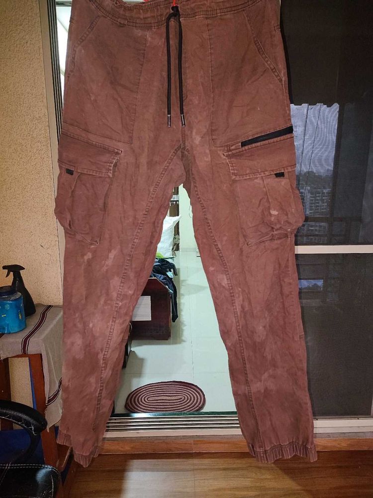 Brown Cargo Pants