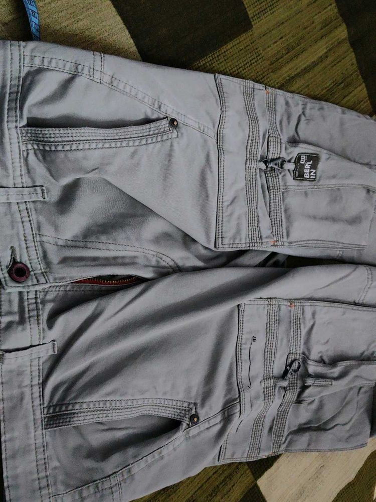 Stylish GreyCargo -Comfortable Fit,Multiple Pocket